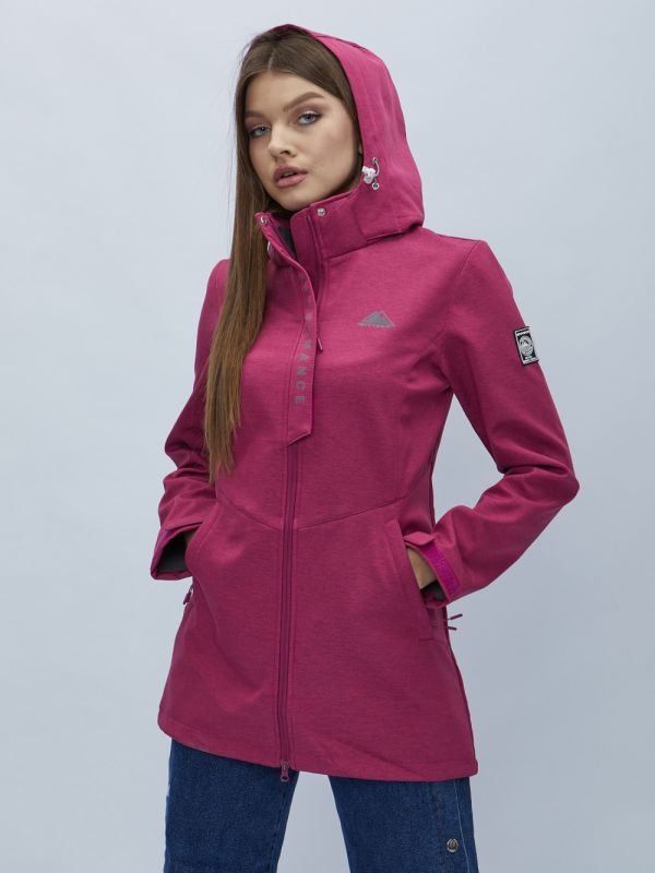 Women's parka MTFORCE spring raspberry 22206M